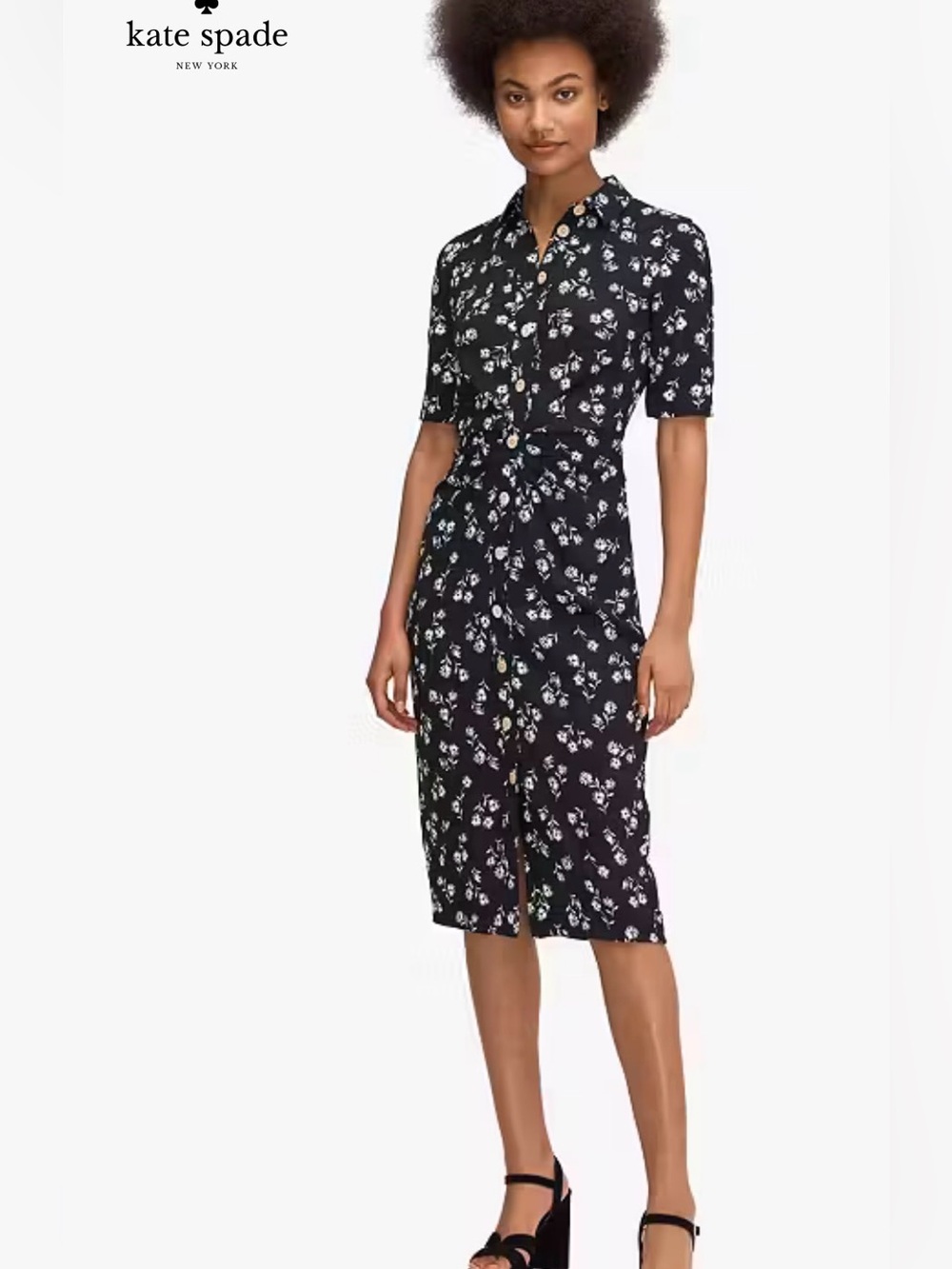 Kate Spade dandelion floral dress